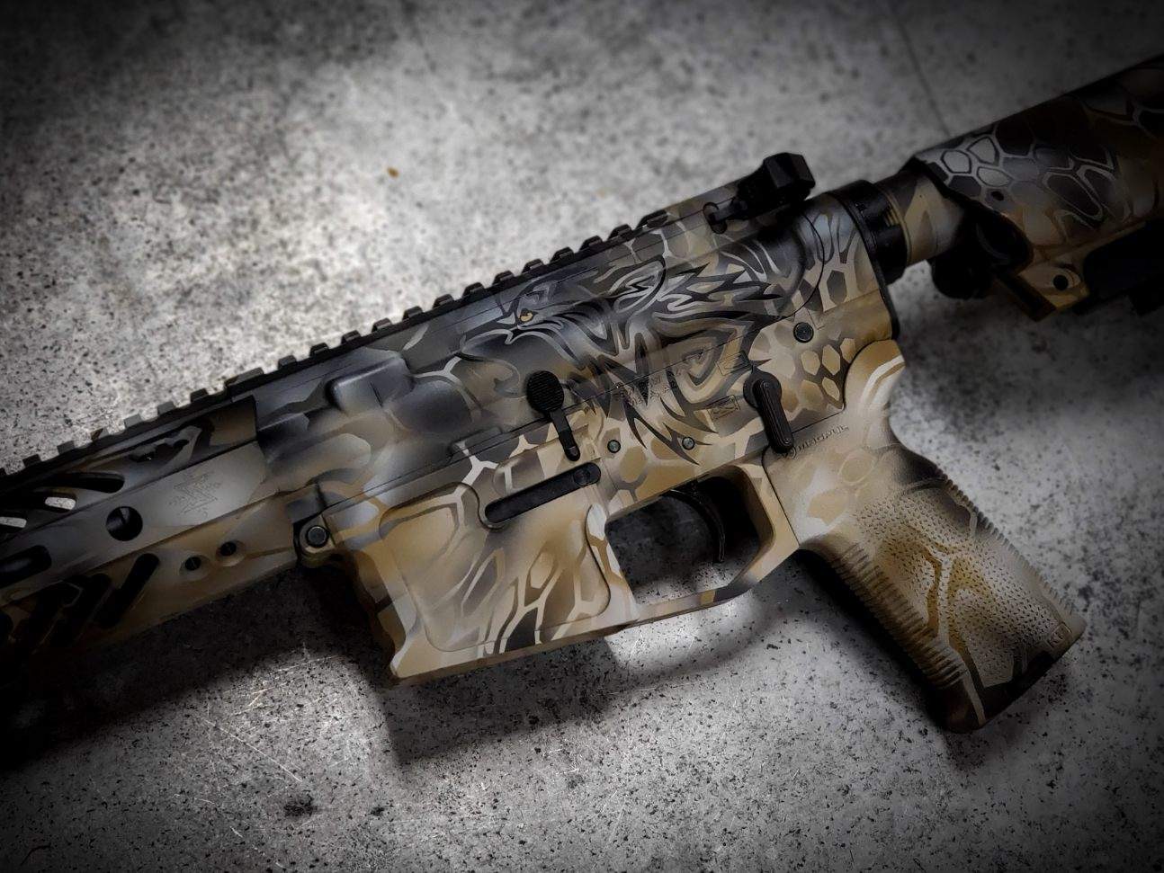 Custom AR build by Pew Pew AZ